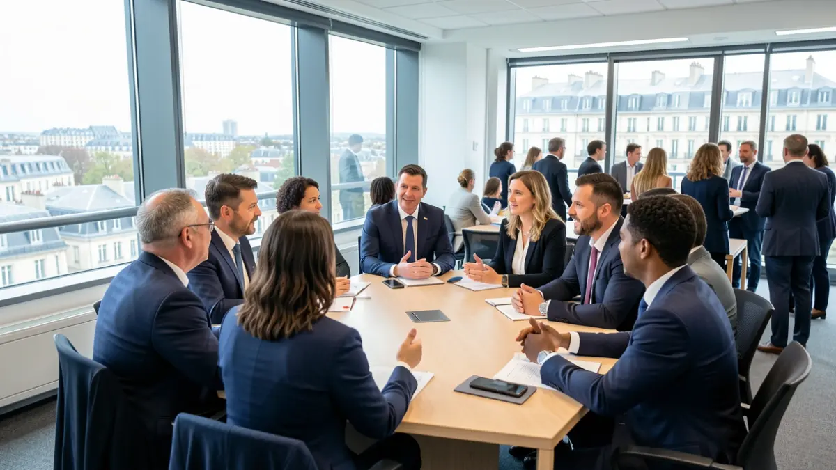 Generic image of professionals gathered at a congress in Île-de-France.