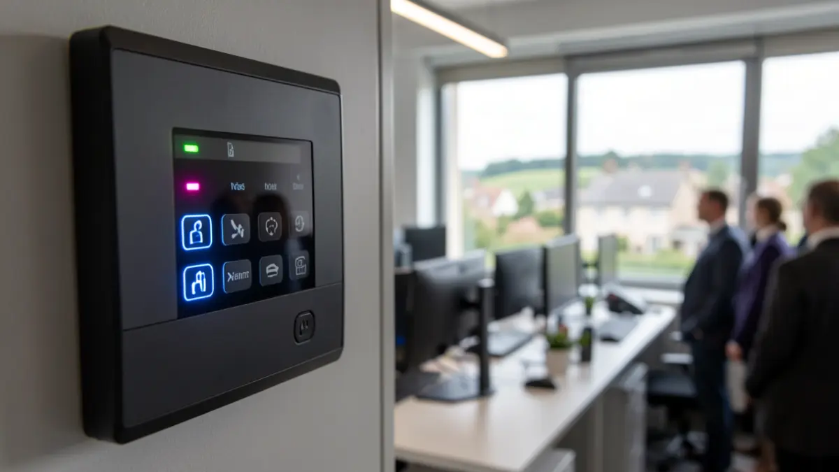 Generic image of electronic security technology.