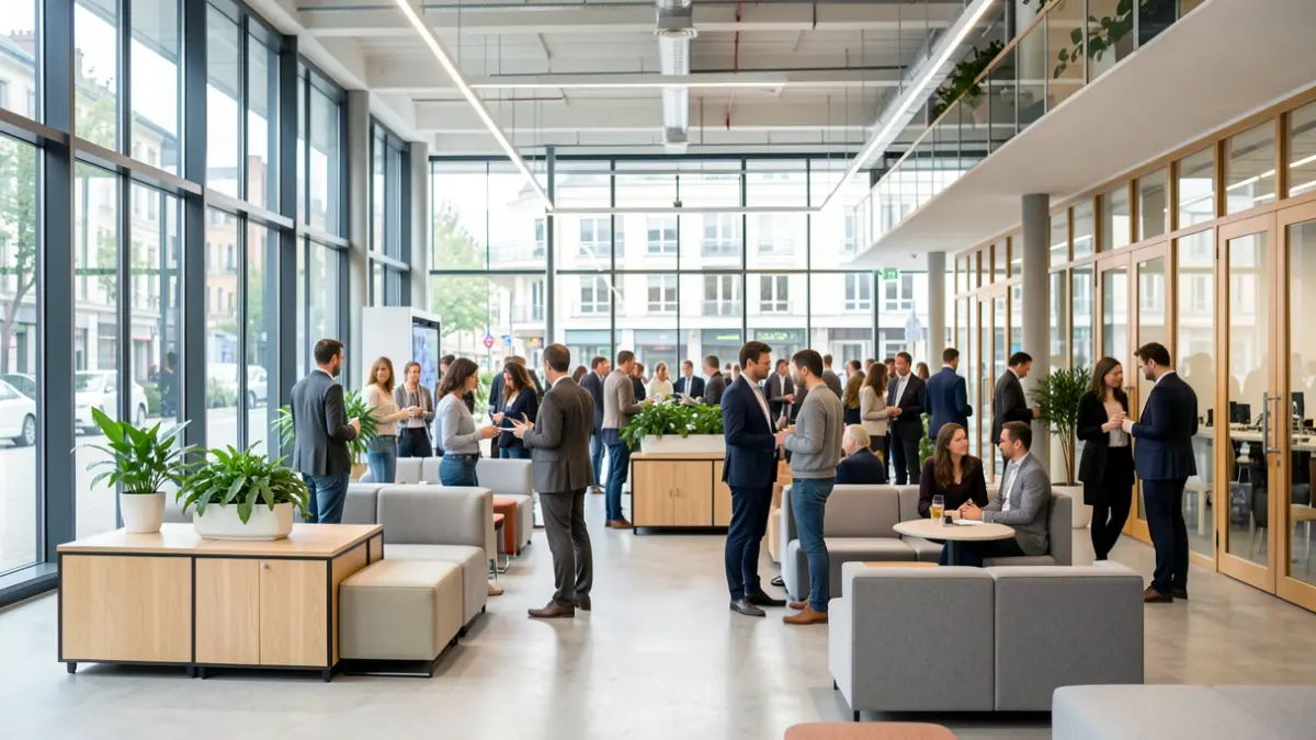 Generic image of a modern innovation space in Île-de-France.