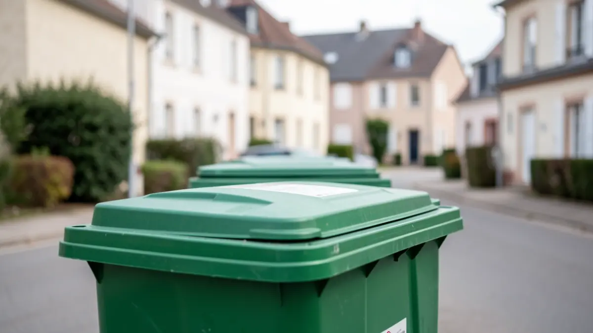 Bio-waste drop-off point and shared composter in Courtry.