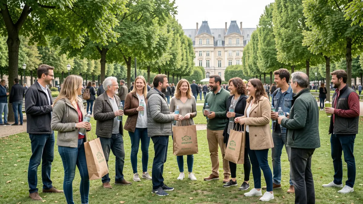 Generic image of participants in a zero-waste challenge in Sèvres.