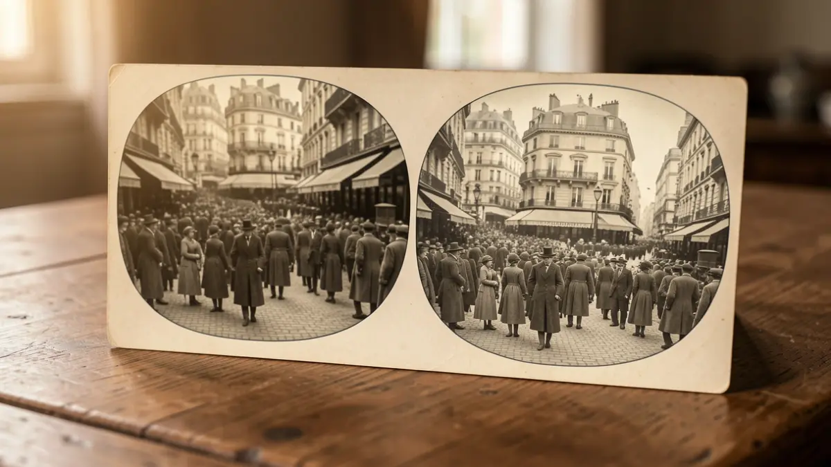 Generic image of old stereoscopic photographs.