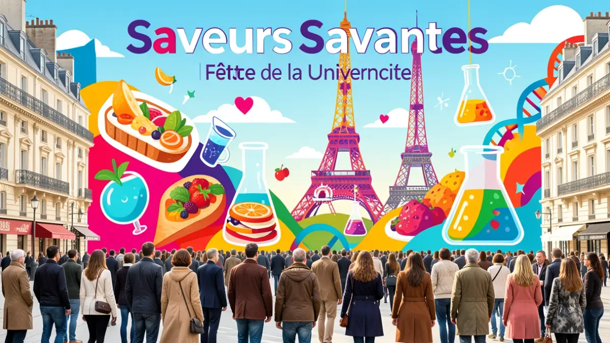 Generic image of the Fête de la Science at Sorbonne Université, representing science and gastronomy.