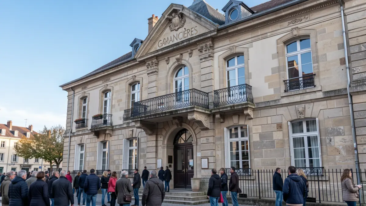 Facade of the Garancières town hall.
