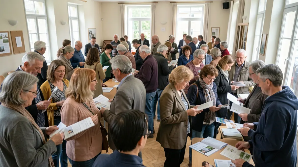 Generic image of people attending a community meeting.