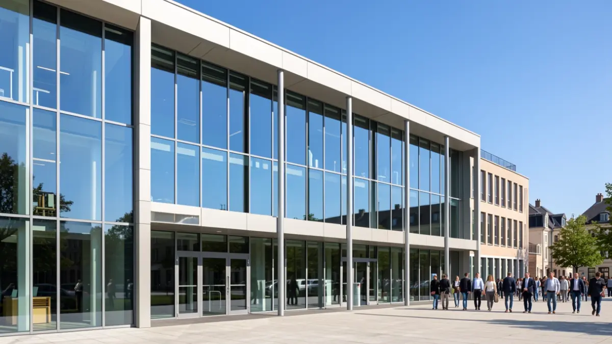 Generic image of a modern university building.
