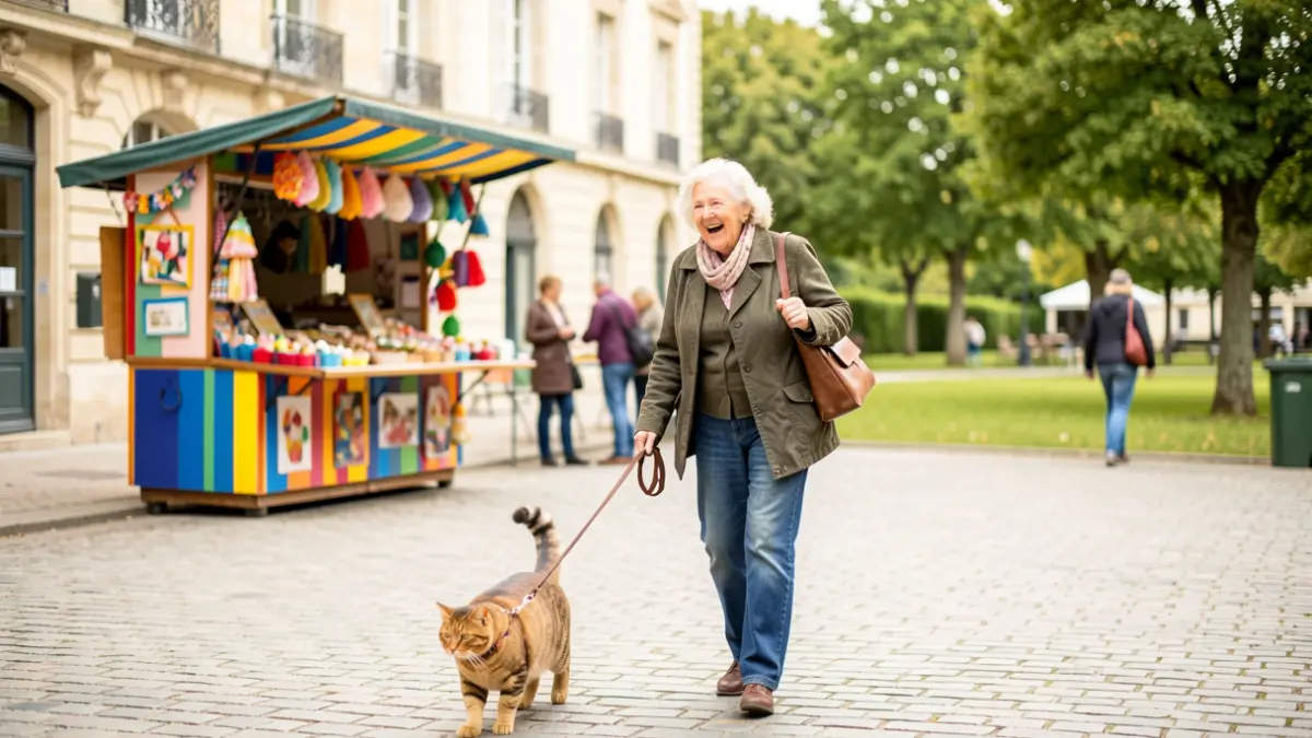 Image générique d'une scène de fête locale dans une ville d'Île-de-France.