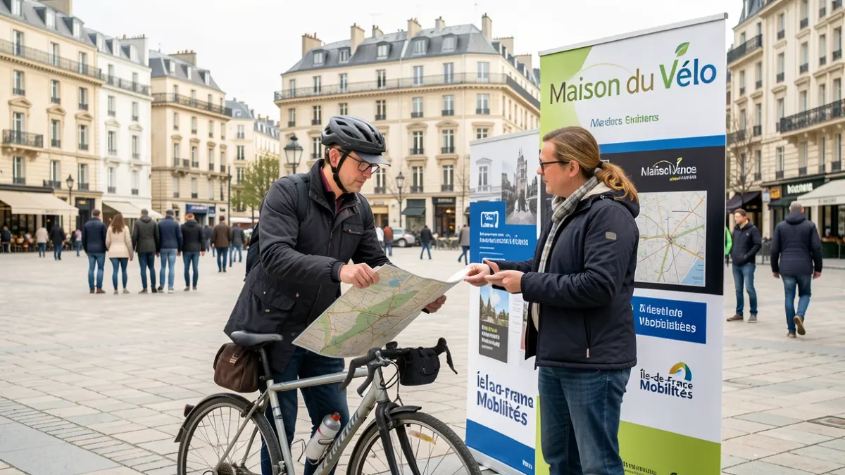 Generic image of the Maison du Vélo in Sèvres, offering cycling advice.