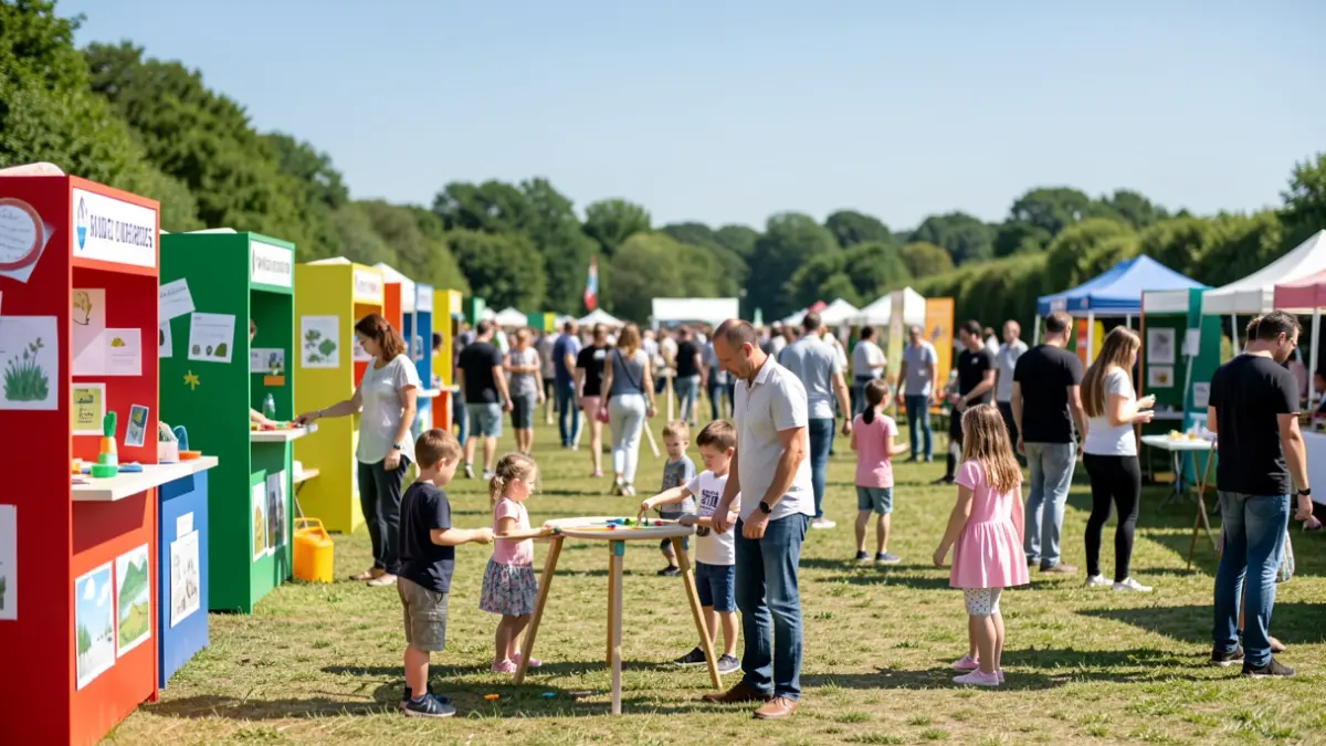 Generic image of a family environmental festival in Île-de-France.