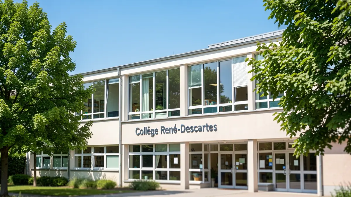 Generic image of the facade of René-Descartes college in Tremblay-en-France.