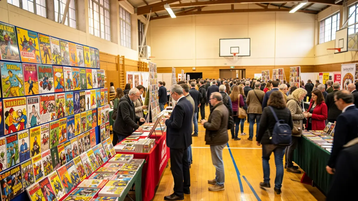 Image générique de festival de bande dessinée.