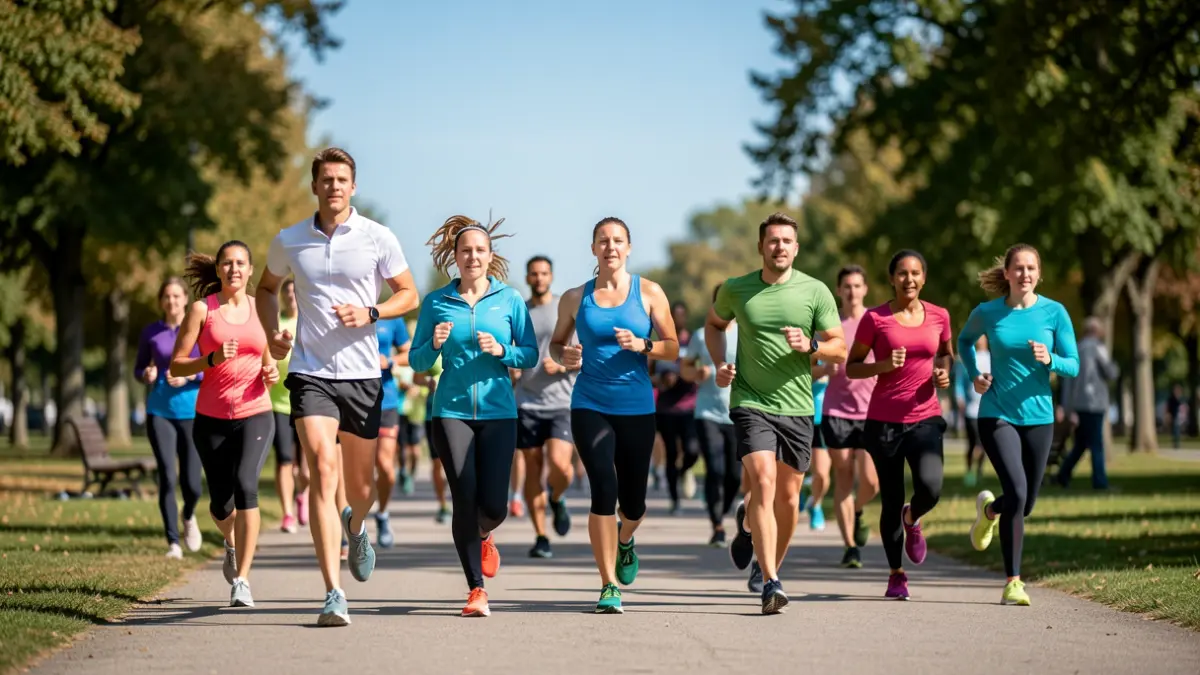 Generic image of runners participating in an outdoor sports race.
