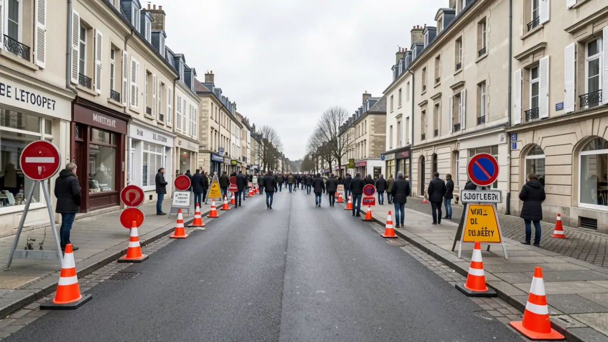 Generic image of road works in Montlhéry.