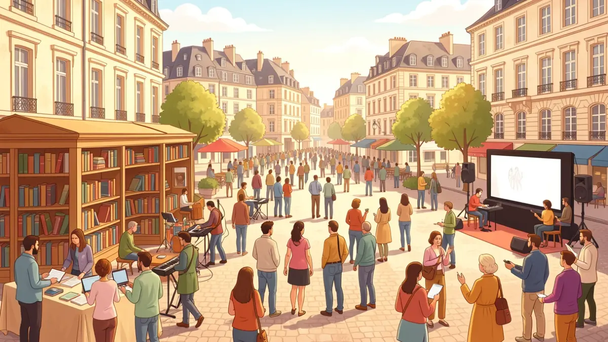 Generic image of a mental health awareness day in Saint-Cyr-l'École.