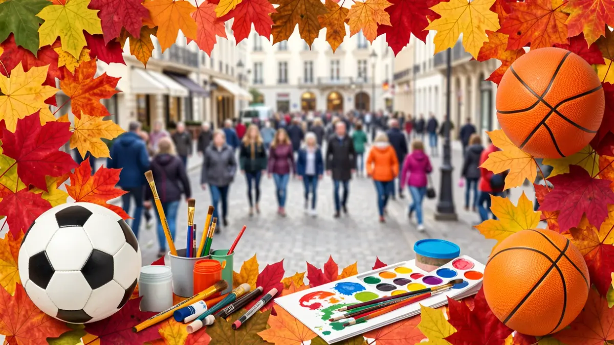 Generic image of various autumn activities in Trappes.