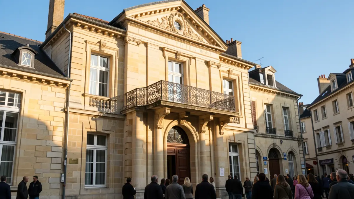 Facade of the Verrières-le-Buisson town hall.