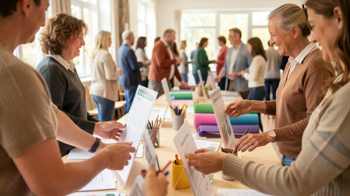 Generic image of a caregiver support event in Île-de-France, focusing on community and well-being.