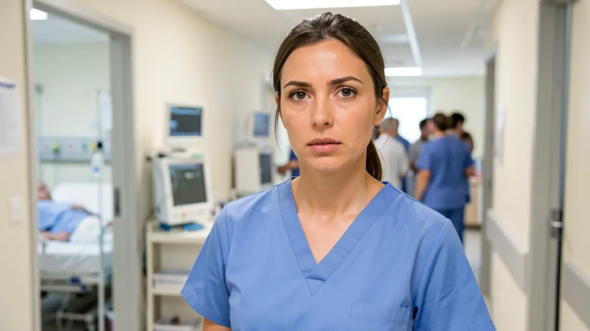Generic image of a female surgeon in a public hospital.