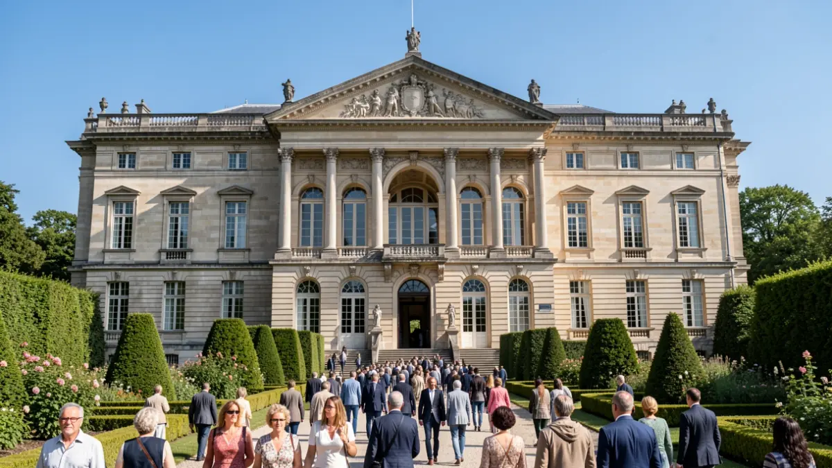 Façade du Musée du Domaine royal de Marly.
