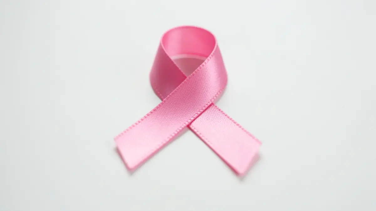 Image générique d'un ruban rose pour la sensibilisation au cancer du sein.