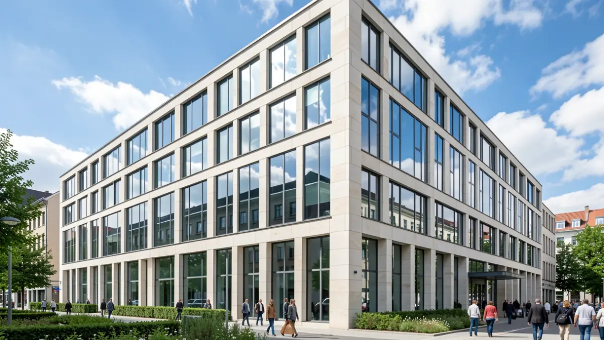 Generic image of a modern office building facade.