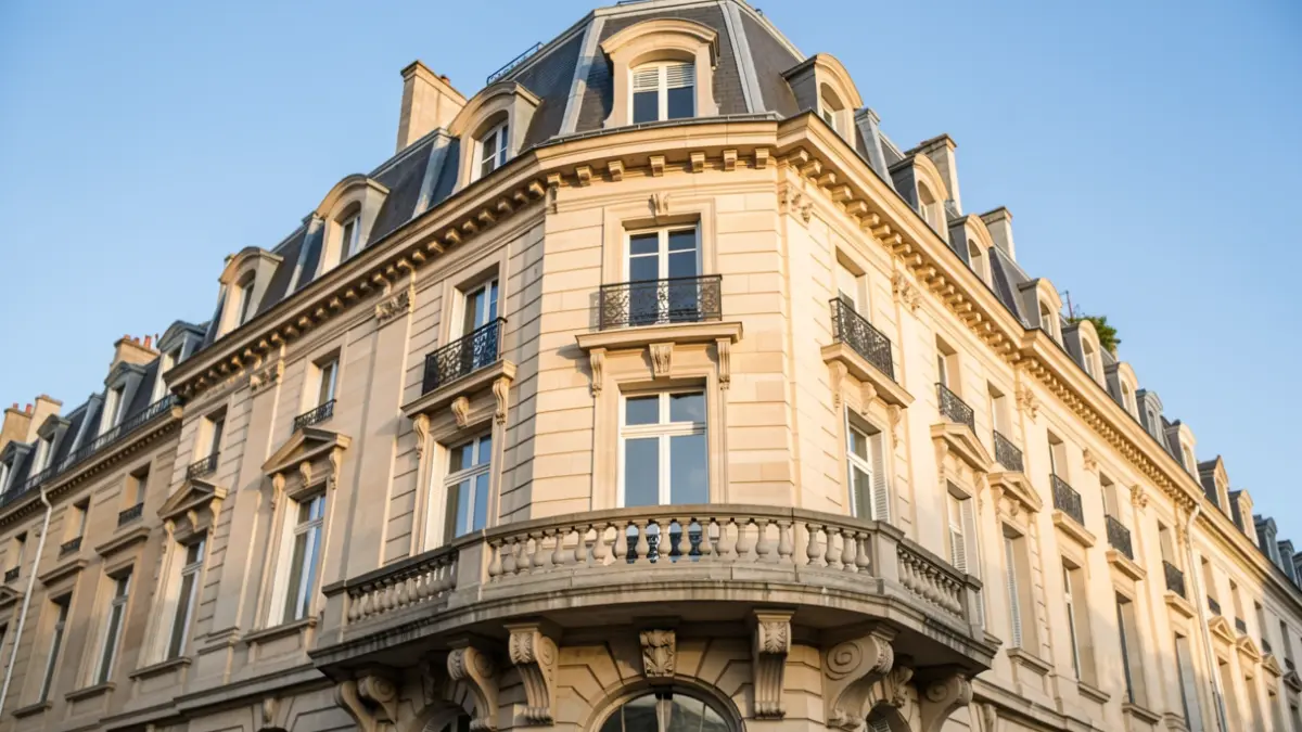 Facade of the Courbevoie Town Hall.