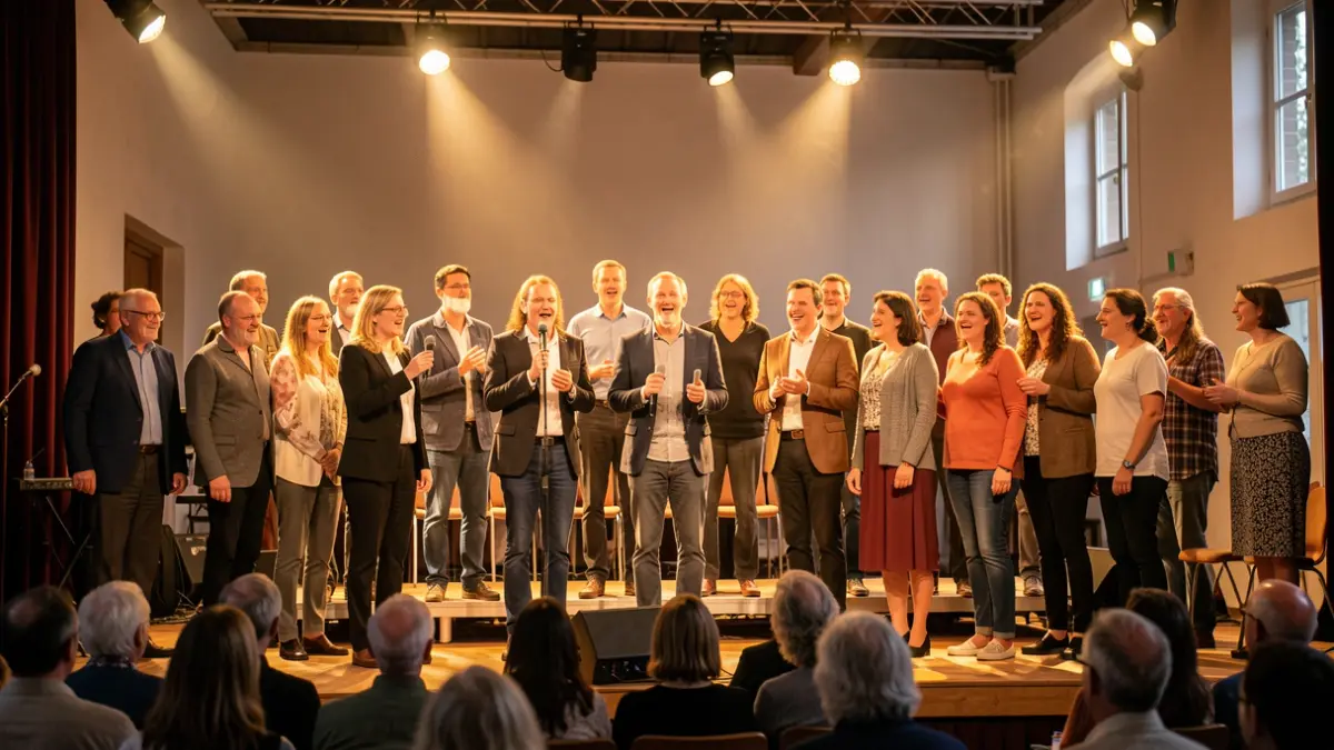 Generic image of a gospel choir performing on stage.