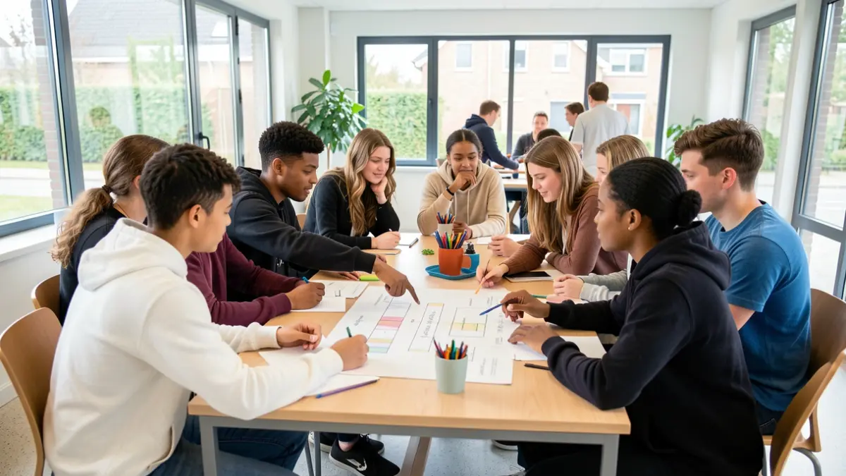 Image générique de jeunes engagés dans un projet municipal.