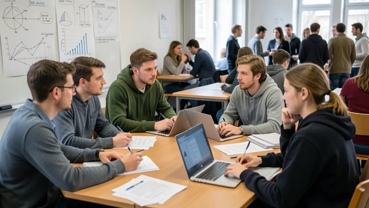 Generic image of students in a classroom exploring crisis scenarios.