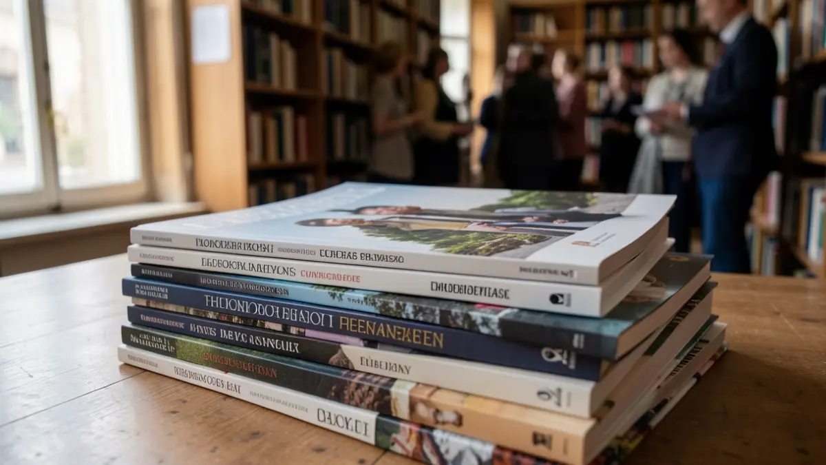 Generic image of art books on photography.