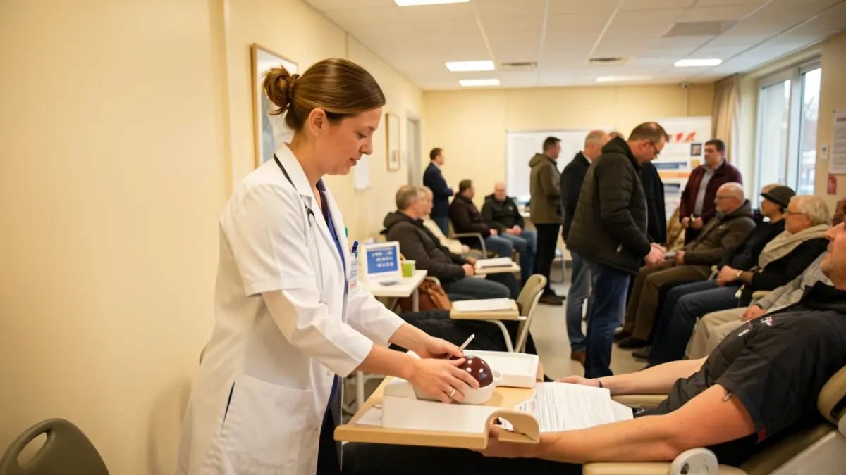 Generic image of a blood donation center.