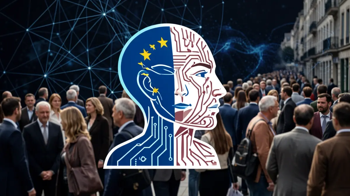 Stylized icon of a European AI for offensive cybersecurity.