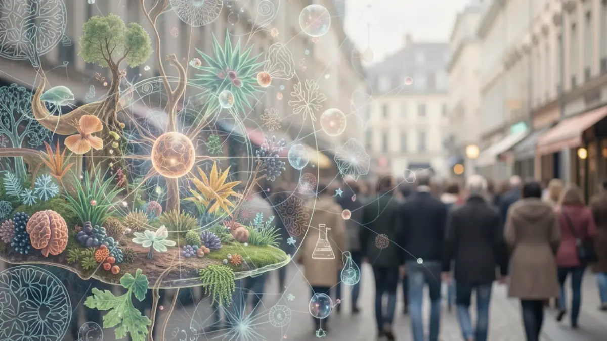 Generic image representing the complexity of biodiversity and ecosystems, with abstract patterns and organic shapes.