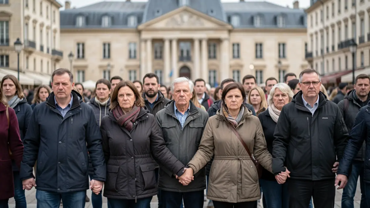 Generic image of people united in a public space, symbolizing solidarity and rejection of racism.