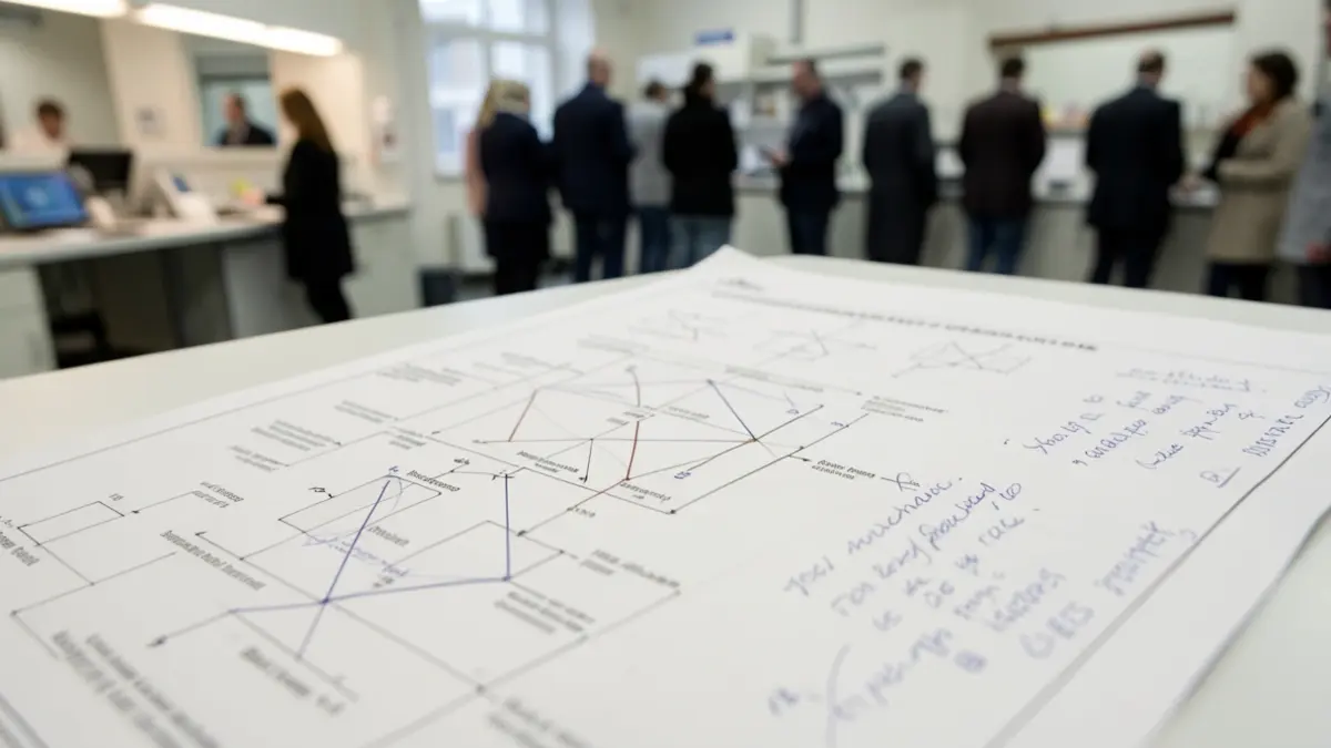 Generic image of a medical research document with complex diagrams and handwritten notes.