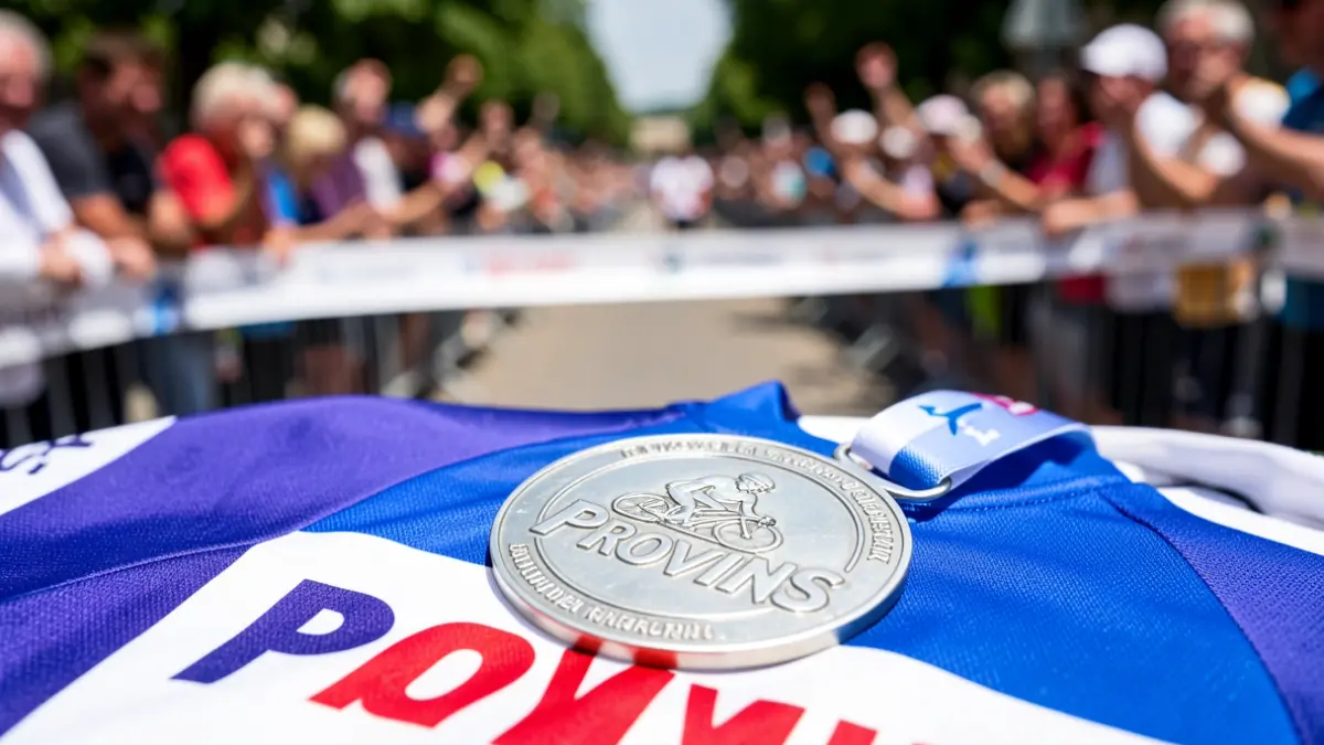 Silver medal for road cycling.