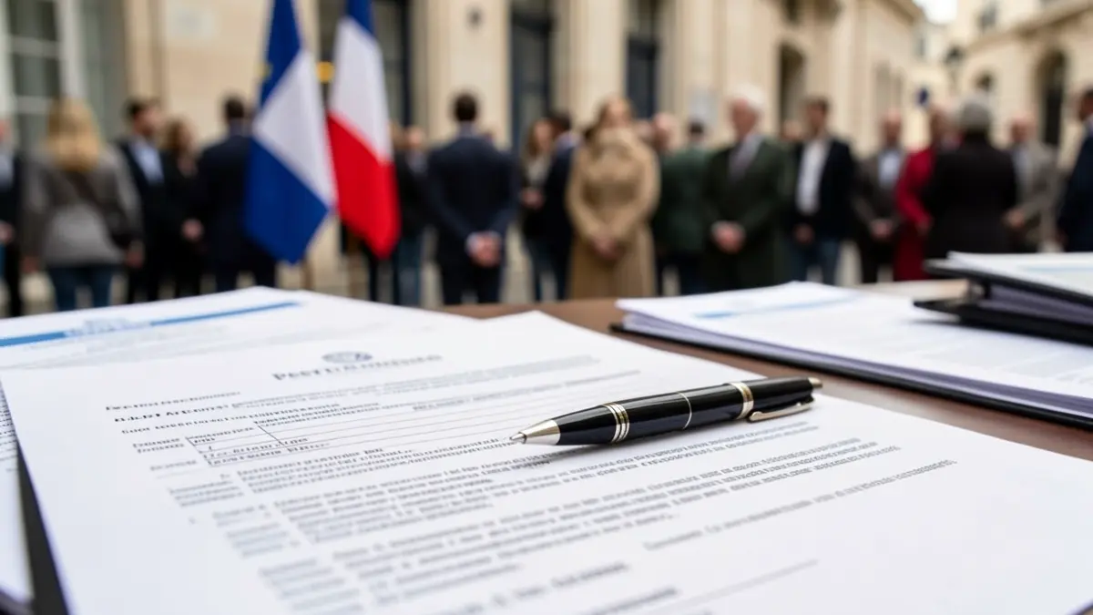 Generic image of a petition being signed.