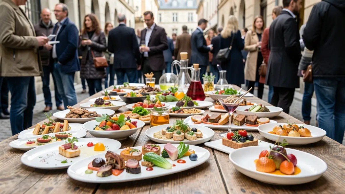 Generic image of various culinary dishes and scientific elements.