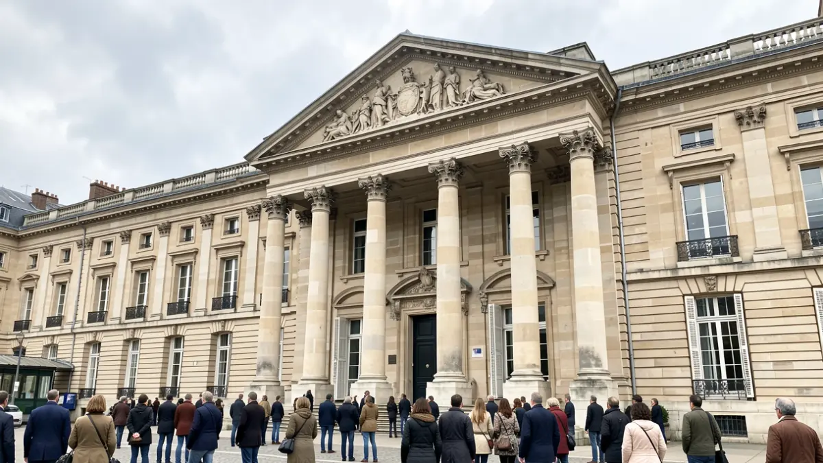 Image générique de la façade d'un bâtiment institutionnel français de style classique, sous un ciel légèrement couvert.