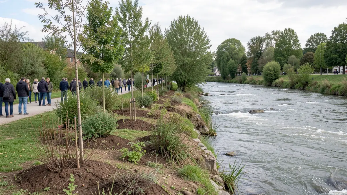 Restauration des berges du Grand Morin à Jouy-sur-Morin.