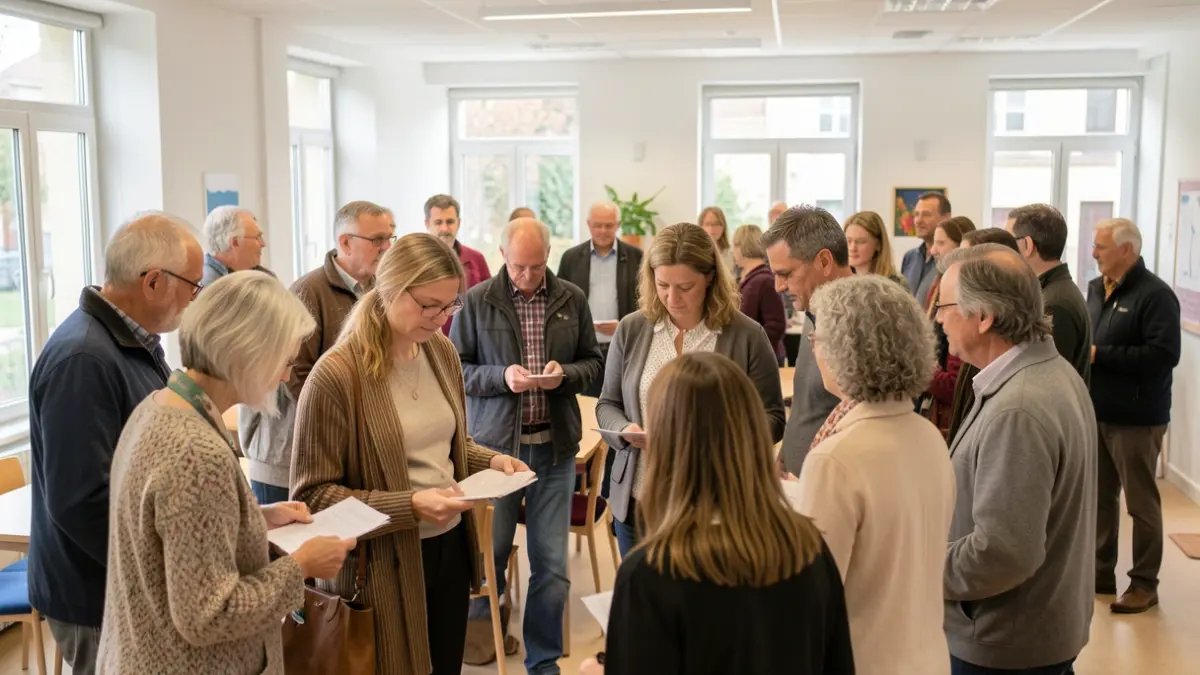 Image générique d'un groupe de personnes participant à une consultation citoyenne.