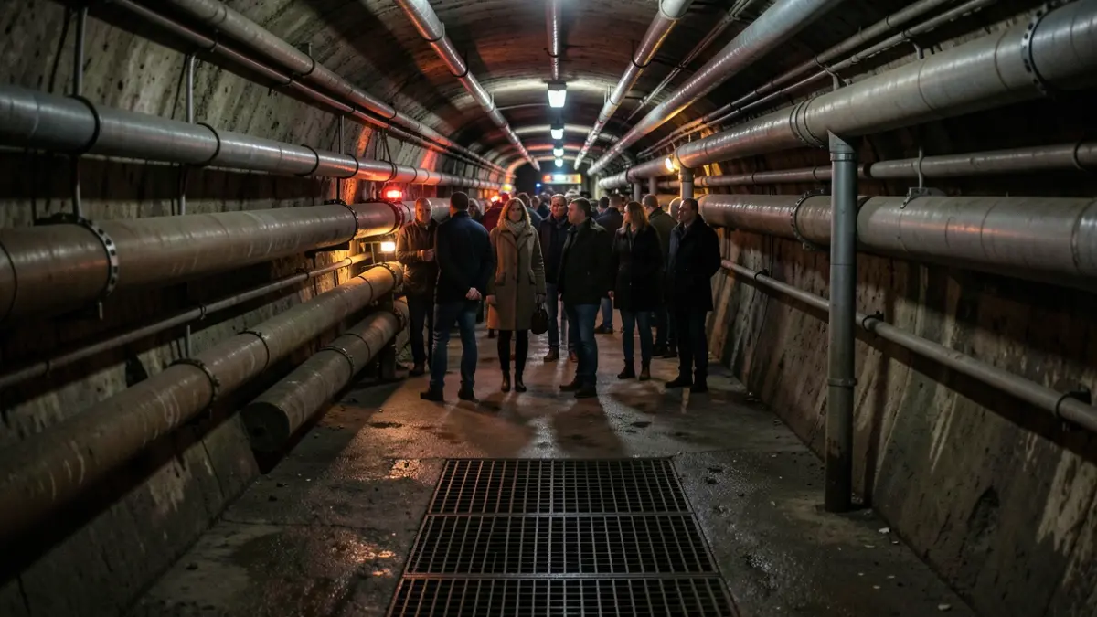 Generic image of a training sewer facility for agent training.