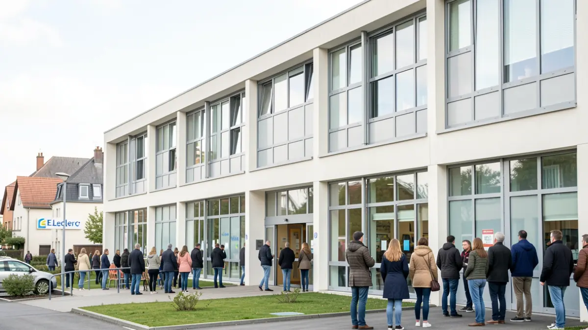 Generic image of the facade of a modern educational building, with subtle elements hinting at a commercial environment.