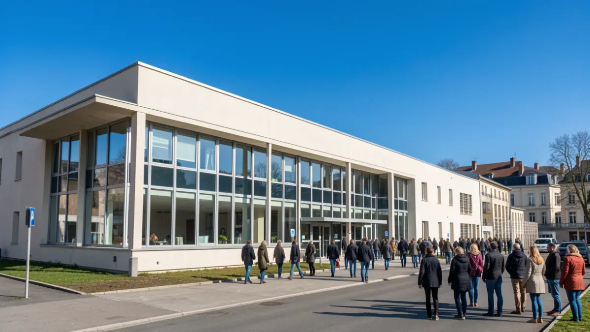 Generic image of a modern public building, symbolizing citizen engagement.