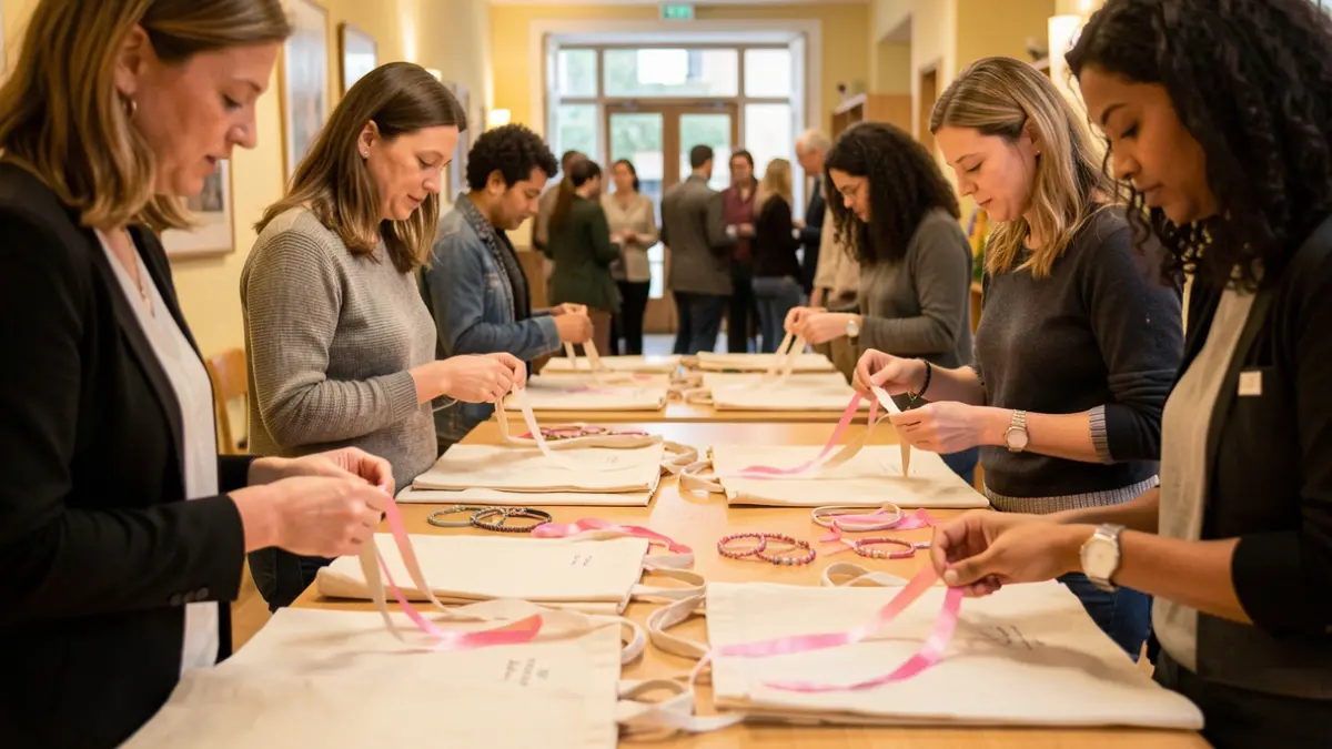 Image générique d'un atelier créatif pour Octobre Rose.