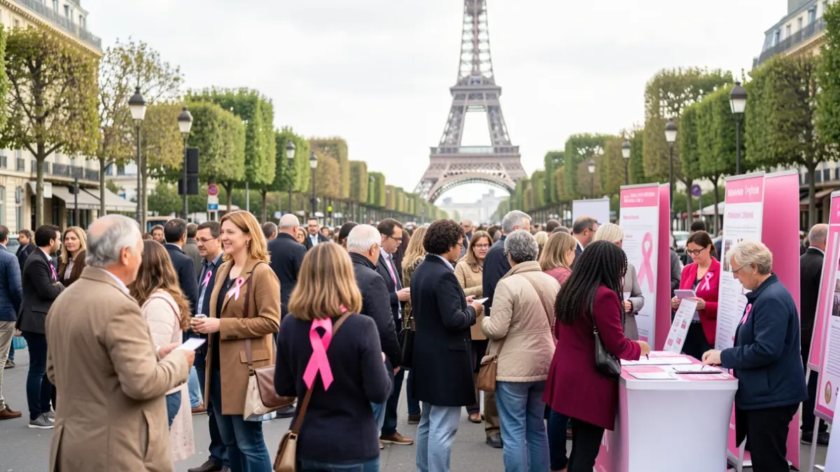 Generic image of an awareness campaign in Paris.