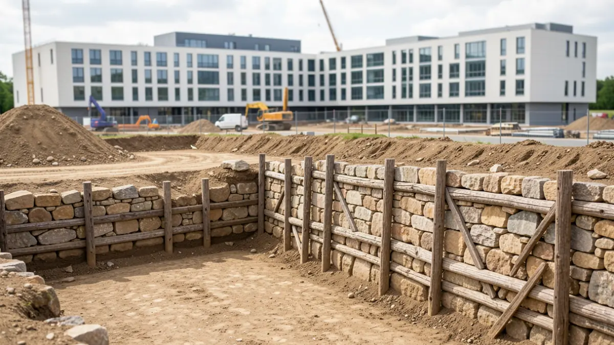 Découverte archéologique majeure sur le chantier du Nouvel Hôtel-Dieu à Paris, révélant un mur de fortification gauloise.