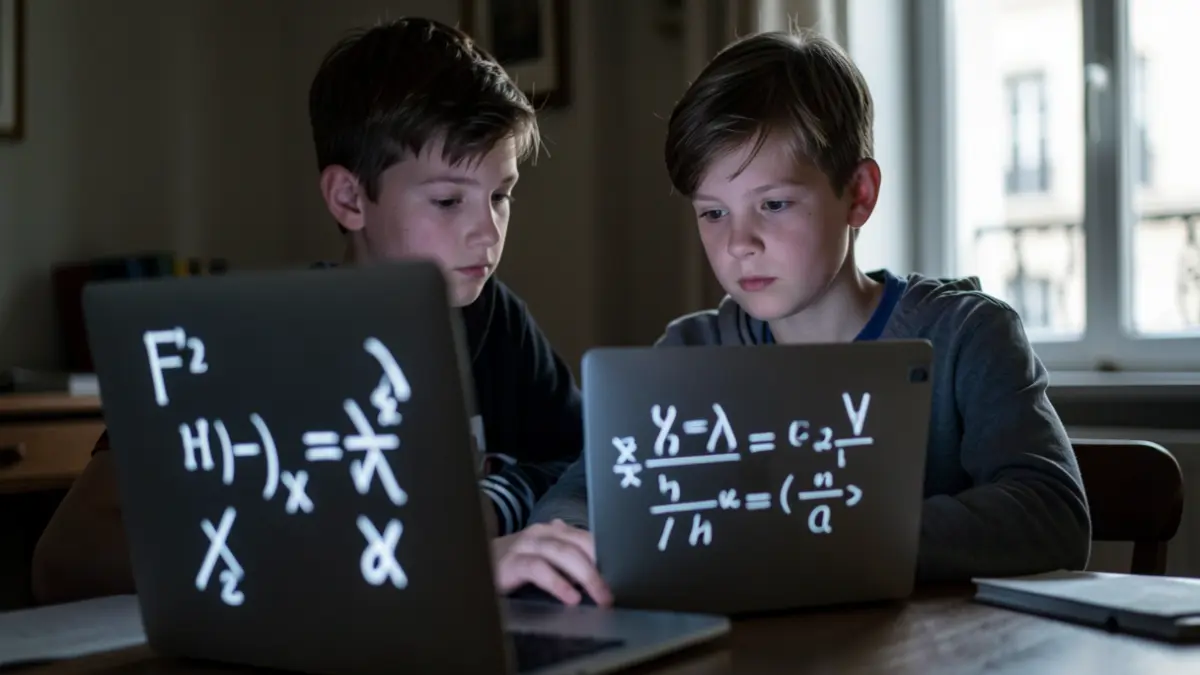 Image générique d'un étudiant travaillant sur un ordinateur portable.