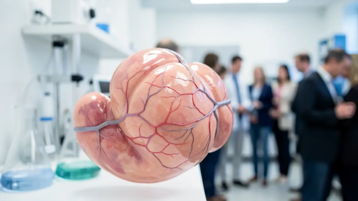 Generic image of medical research on the human placenta.