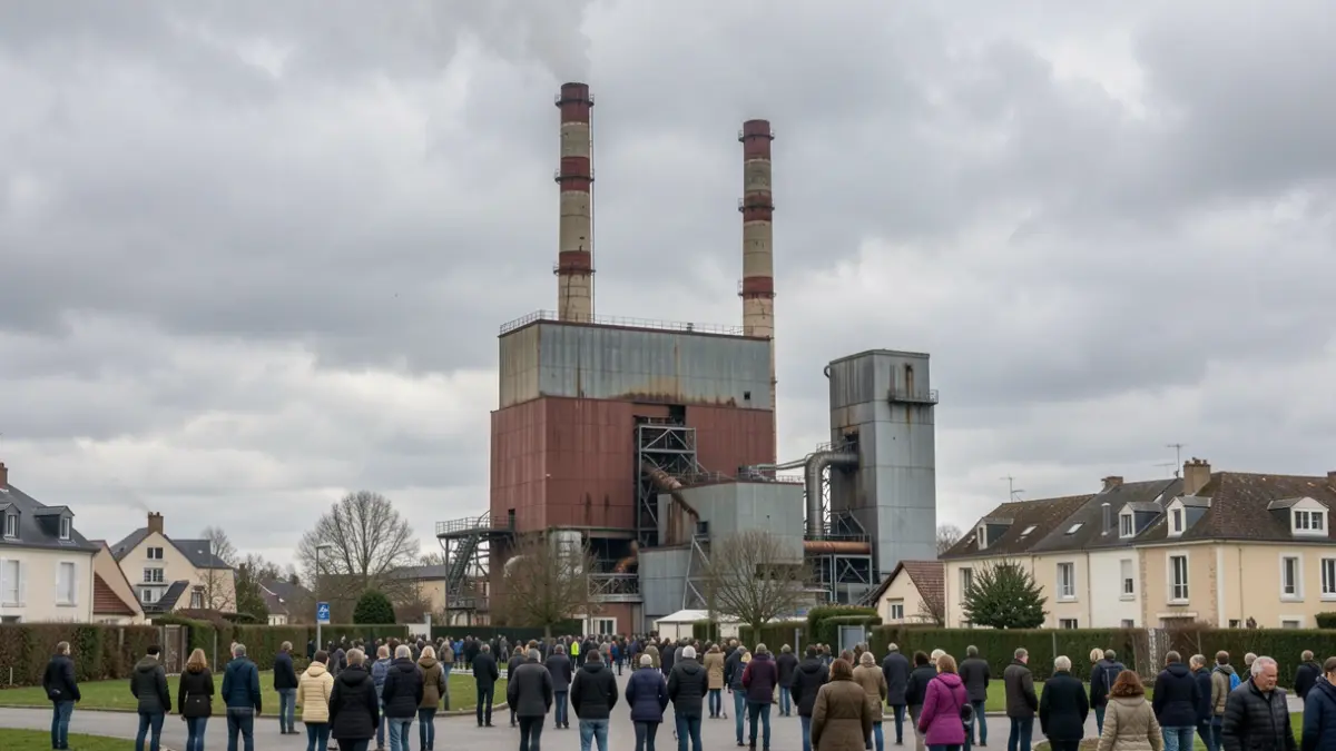 Generic image of an industrial incinerator with tall chimneys.